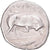 Moneda, Lucania, Stater, 400-350 BC, Thourioi, Very rare, BC+, Plata, HN