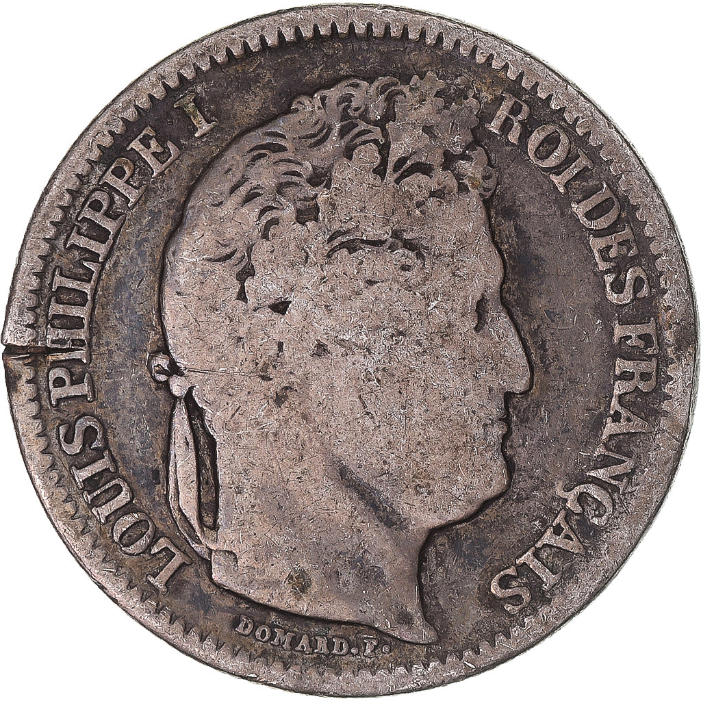 Moneta, Francja, Louis-Philippe, 2 Francs, 1839, Rouen, VF(20-25), Srebro