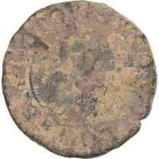 Munten, Frankrijk, Louis XIII, Double Tournois, 1635, ZG+, Koper