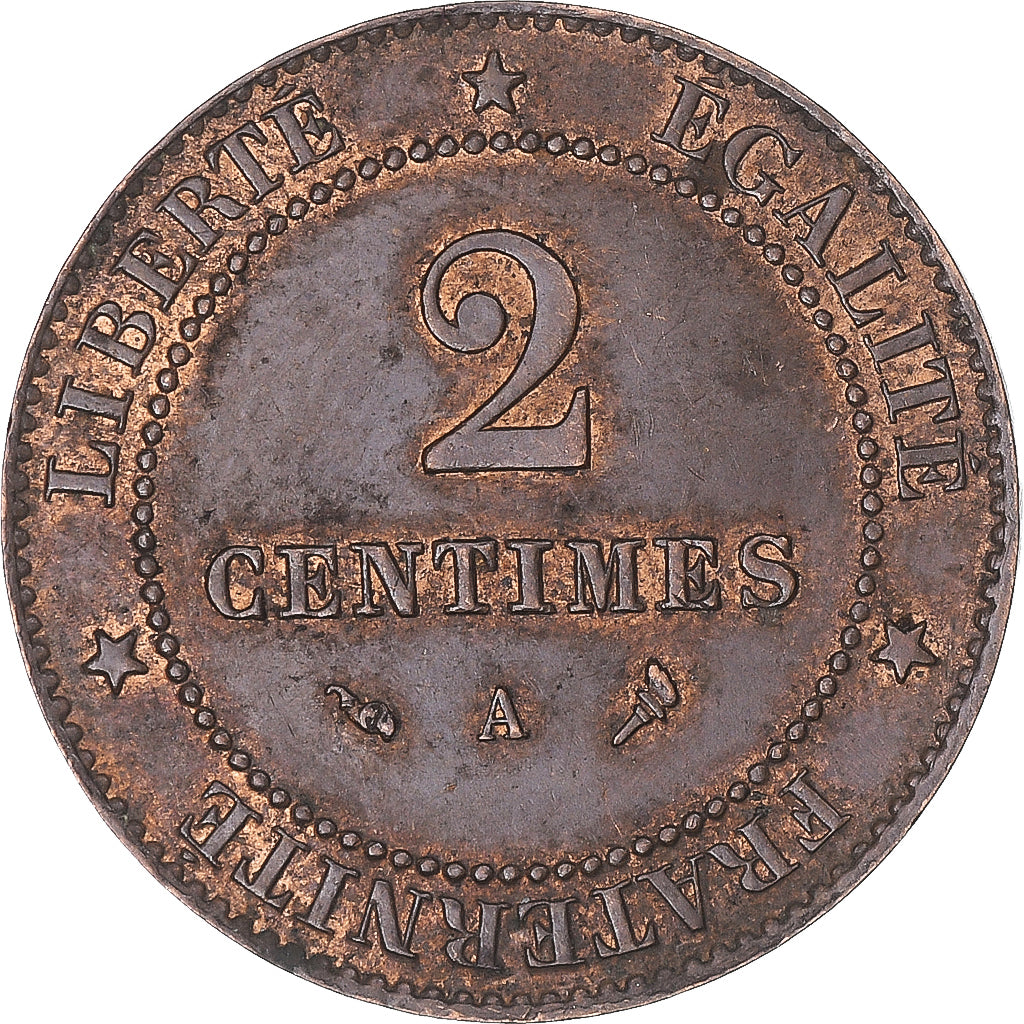 Coin, Belgium, Cérès, 2 Centimes, 1897, Paris, EF(40-45), Bronze, KM:827.1