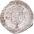 Moneda, Francia, Henri II, Douzain aux croissants, 1552, Rennes, EBC, Plata