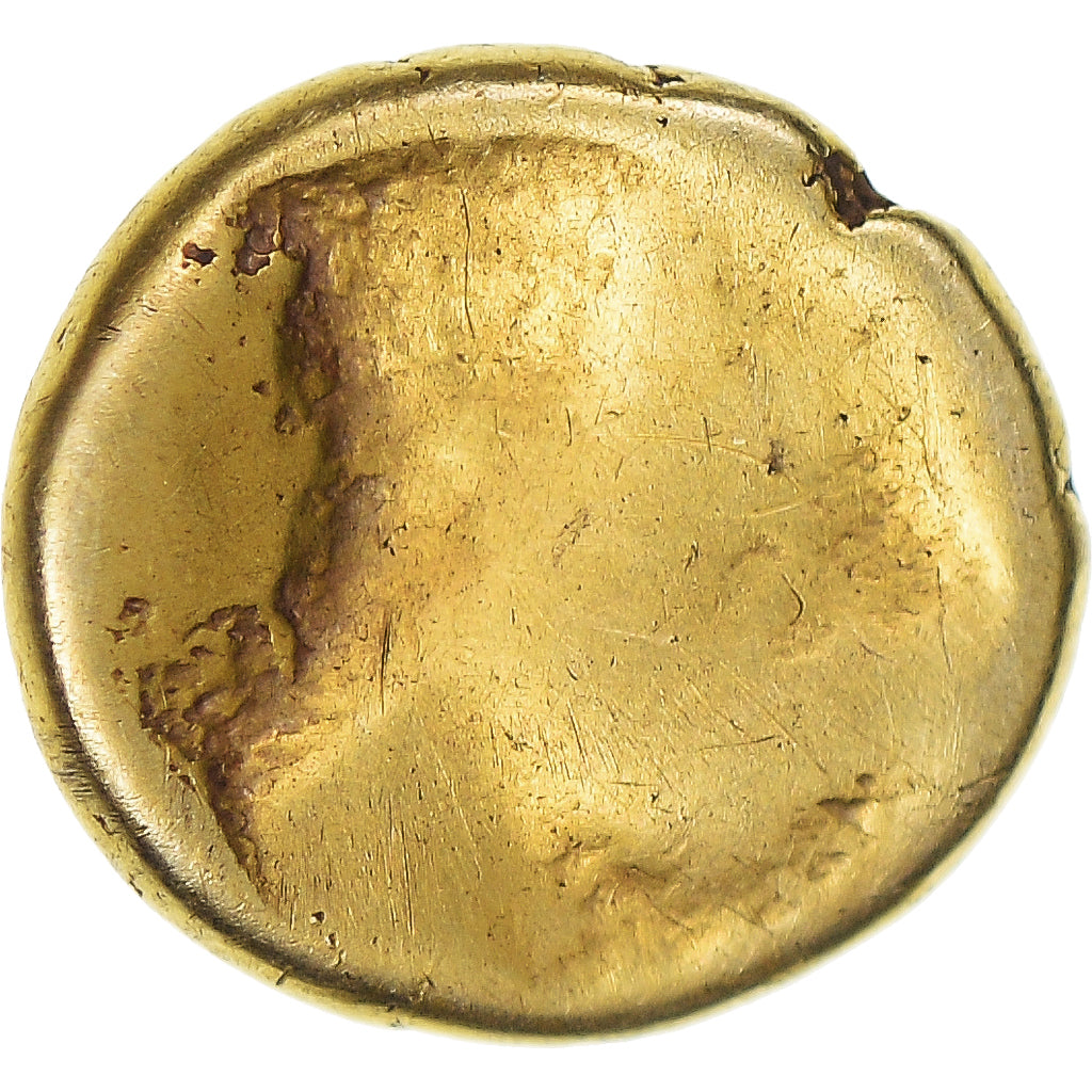 Coin, Morini, Quart de statère au pseudo-casque, 1st century BC, AU(50-53)