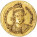 Coin, Honorius, Solidus, 408-420, Constantinople, AU(50-53), Gold, RIC:X-201