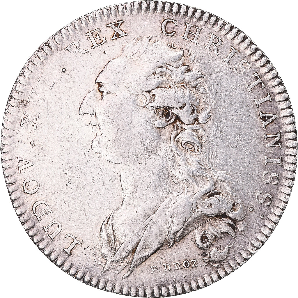 France, Token, Louis XVI, Huissiers à cheval du Chatelet, 1761, EF(40-45)