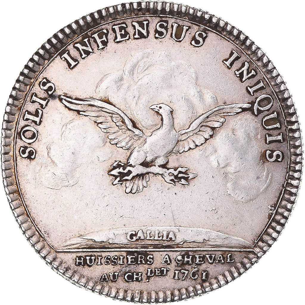 France, Token, Louis XVI, Huissiers à cheval du Chatelet, 1761, EF(40-45)