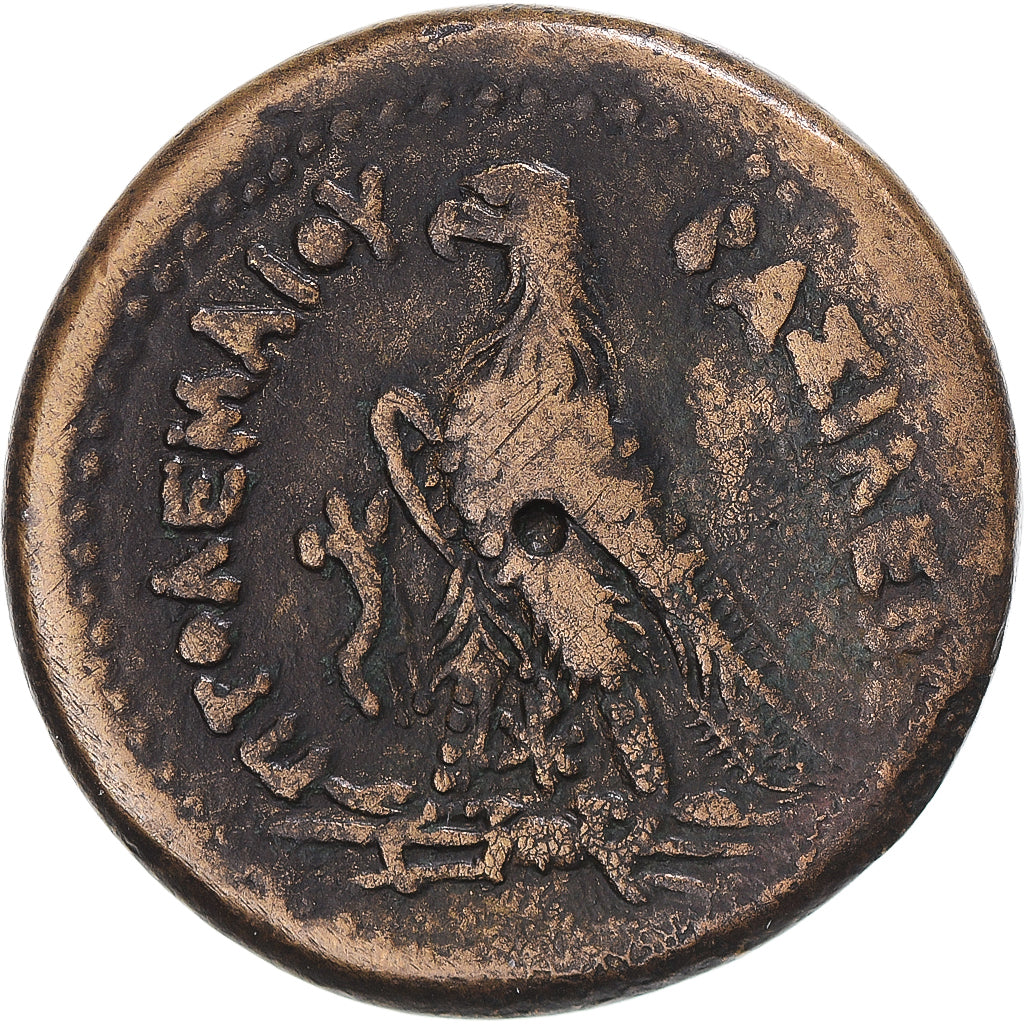 Monnaie, Égypte, Ptolémée III, Triobole, 246-222 BC, Alexandrie, TB+, Bronze