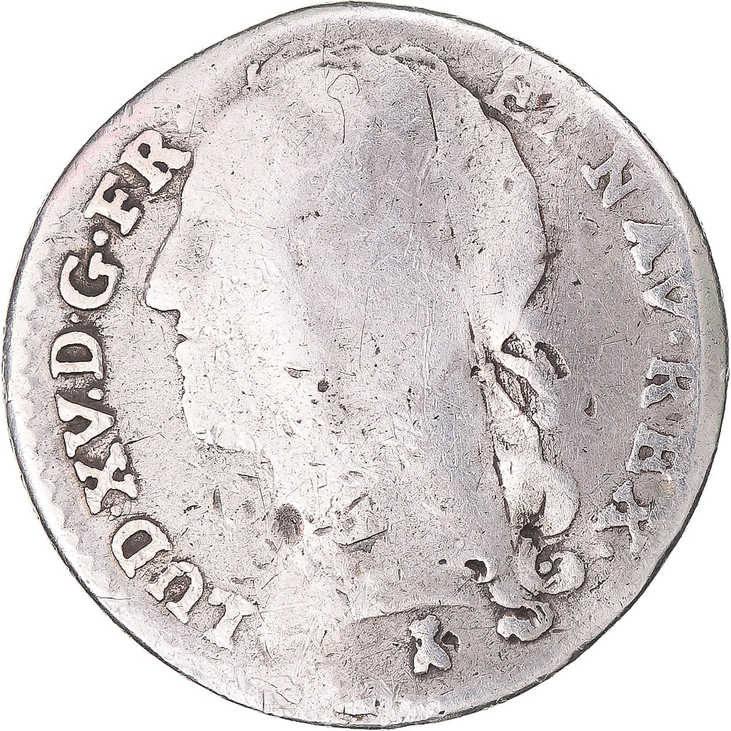 Munten, Frankrijk, Louis XV, 1/10 Écu au bandeau, 1746, Nantes, FR, Zilver