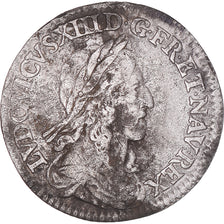 Coin, France, Louis XIII, 1/12 Ecu, 2ème poinçon de Warin, 1643, Paris