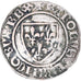 Coin, France, Charles VI, Blanc Guénar, 1380-1422, La Rochelle, VF(30-35)