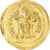 Coin, Justin II, Solidus, 565-578, Constantinople, AU(55-58), Gold, Sear:345