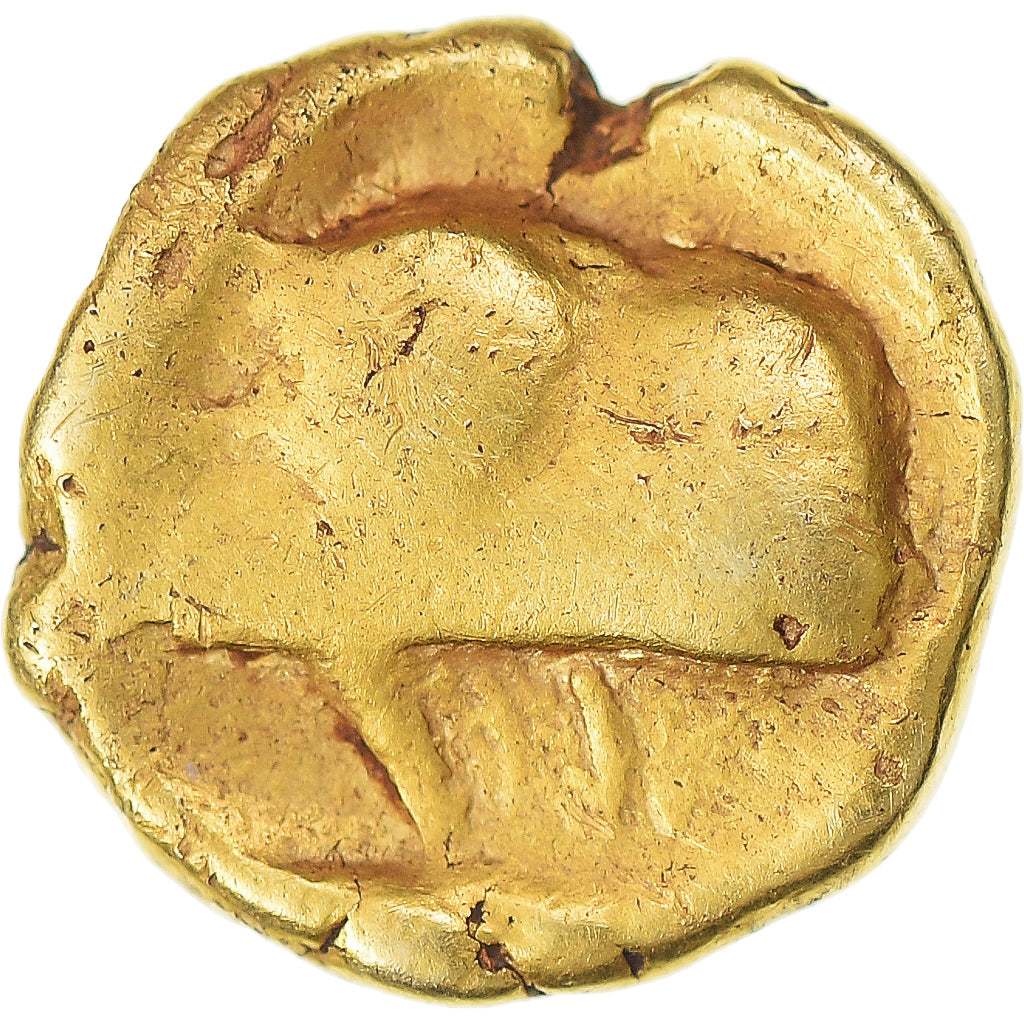 Coin, Morini, Quart de statère au pseudo-casque, 2nd-1st century BC, AU(50-53)