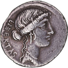Coin, Junia, Denarius, 58 BC, Rome, AU(50-53), Silver, Crawford:433/1