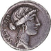 Coin, Junia, Denarius, 58 BC, Rome, AU(50-53), Silver, Crawford:433/1