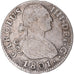 Monnaie, Espagne, Charles IV, 2 Reales, 1801, Seville, TB+, Argent, KM:430.2