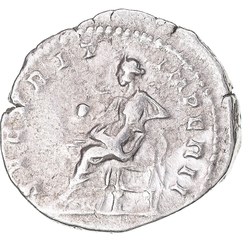 Moeda, Geta, Denarius, 200-202, Rome, AU(50-53), Prata, RIC:20b