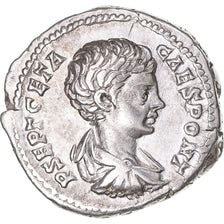 Coin, Geta, Denarius, 200-202, Rome, EF(40-45), Silver, RIC:20b