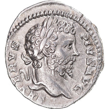 Coin, Septimius Severus, Denarius, 201, Rome, AU(50-53), Silver, RIC:176