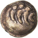 Coin, Remi, 1/4 statère aux segments, 2nd-1st century BC, AU(50-53), Electrum