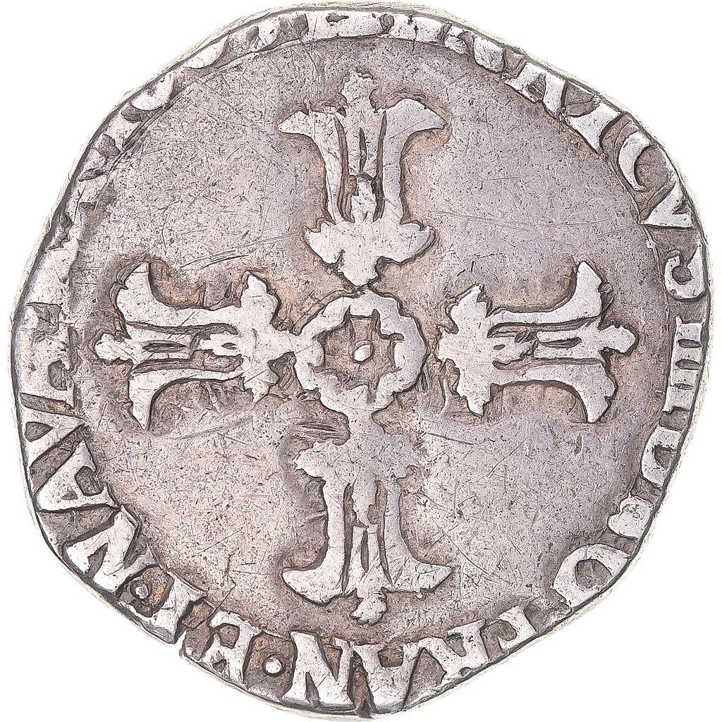 Münze, Frankreich, Henri IV, 1/4 Ecu, 160[?], Uncertain Mint, S+, Silber