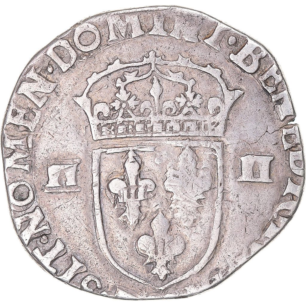 Münze, Frankreich, Henri IV, 1/4 Ecu, 160[?], Uncertain Mint, S+, Silber