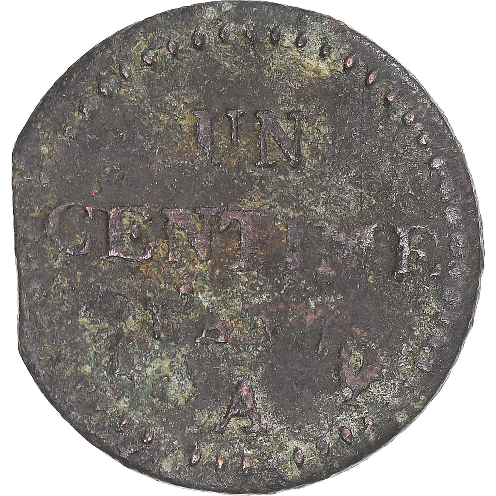 Coin, France, Dupré, 1 Centime, AN 7, Paris, VF(20-25), Copper, KM:646