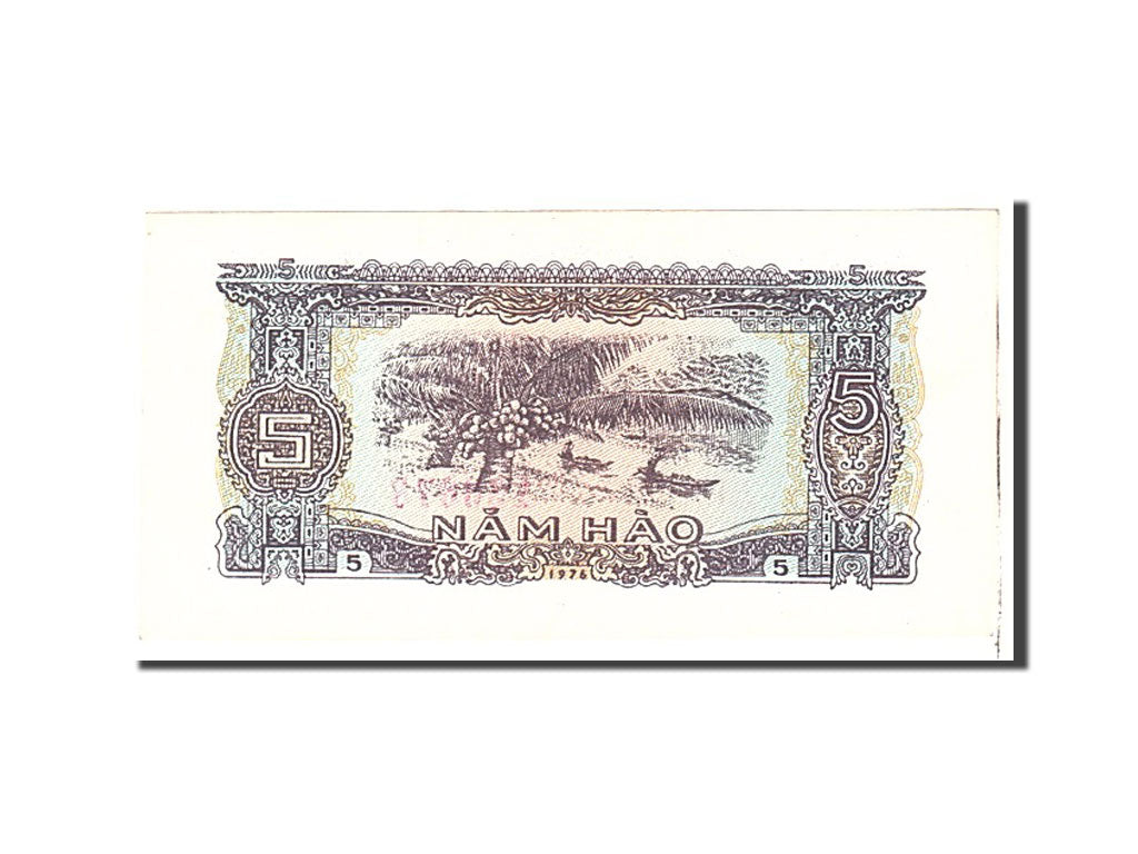 Banknote, Vietnam, 5 Hao, 1976, Undated, KM:79a, UNC(63)