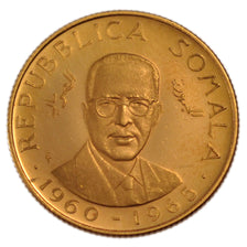 Somalia, 20 Schillings, 1965, Arezzo, KM #10, MS(65-70), Gold, 2.80