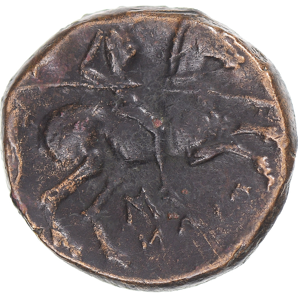 Moeda, Tessália, Æ, ca. 325-200 BC, Larissa, EF(40-45), Bronze