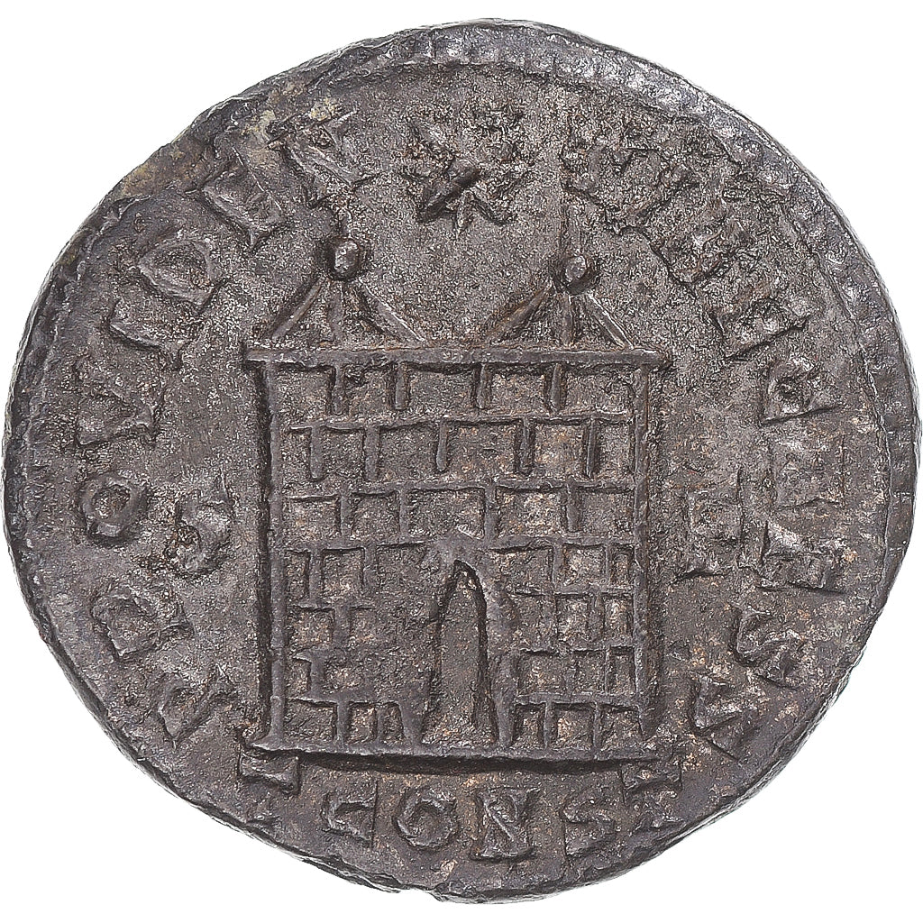 Moneta, Constantine II, Follis, 328, Arles, BB+, Bronzo, RIC:320