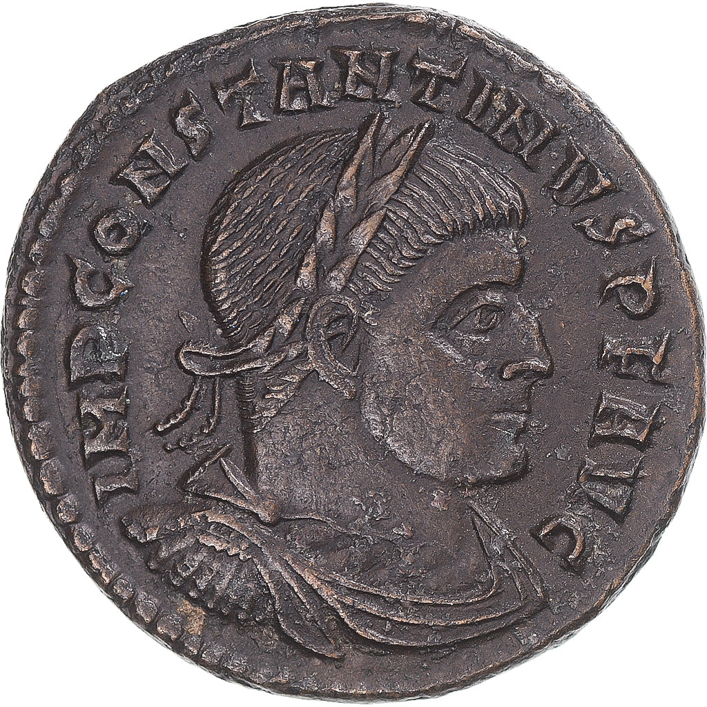 Coin, Constantine I, Follis, 312-313, Rome, AU(50-53), Bronze, RIC:290