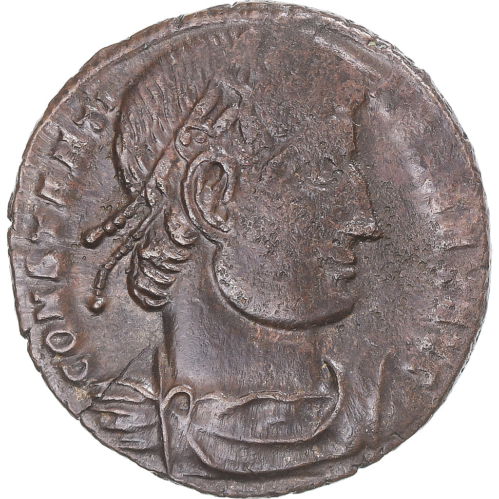 Coin, Constantine I, Follis, 335, Arles, AU(50-53), Bronze, RIC:387
