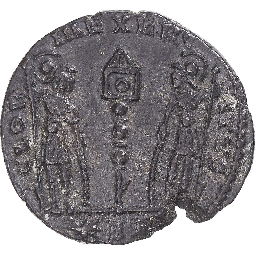Coin, Constantine I, Follis, 336, Lugdunum, AU(50-53), Bronze, RIC:280
