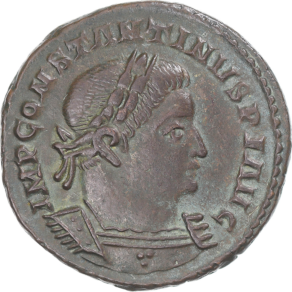 Coin, Constantine I, Follis, 310, London, AU(50-53), Bronze, RIC:121a