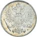 Coin, Finland, Nicholas II, 50 Penniä, 1916, Helsinki, AU(55-58), Silver