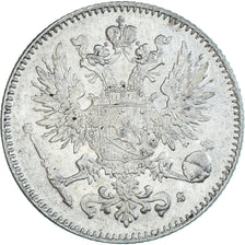 Coin, Finland, Nicholas II, 50 Penniä, 1916, Helsinki, AU(55-58), Silver