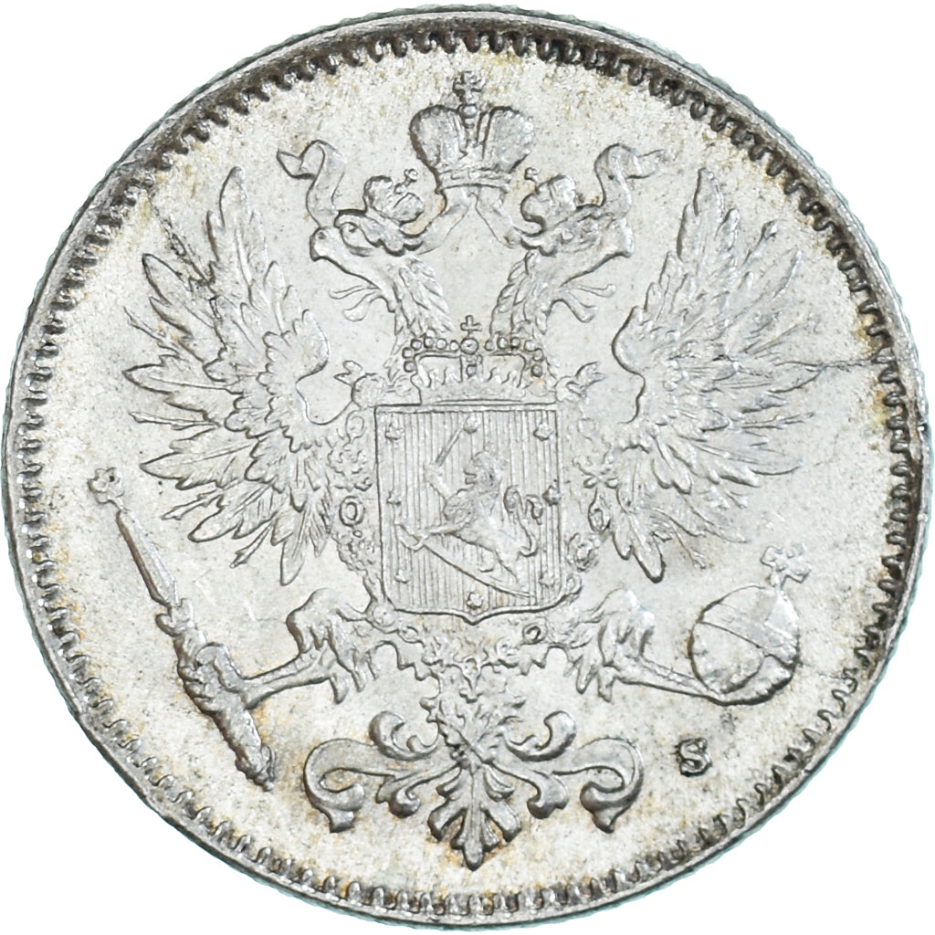 Monnaie, Finlande, Nicholas II, 50 Penniä, 1916, Helsinki, SUP, Argent, KM:2.2