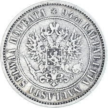 Coin, Finland, Alexander II, Markka, 1874, Helsinki, EF(40-45), Silver, KM:3.2