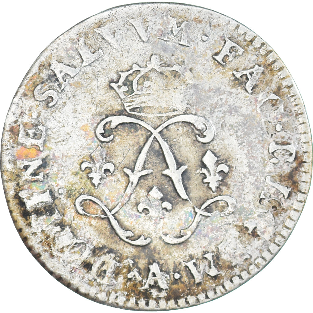 Münze, Frankreich, Louis XIV, 4 Sols aux 2 L, 1692, Paris, réformé, S