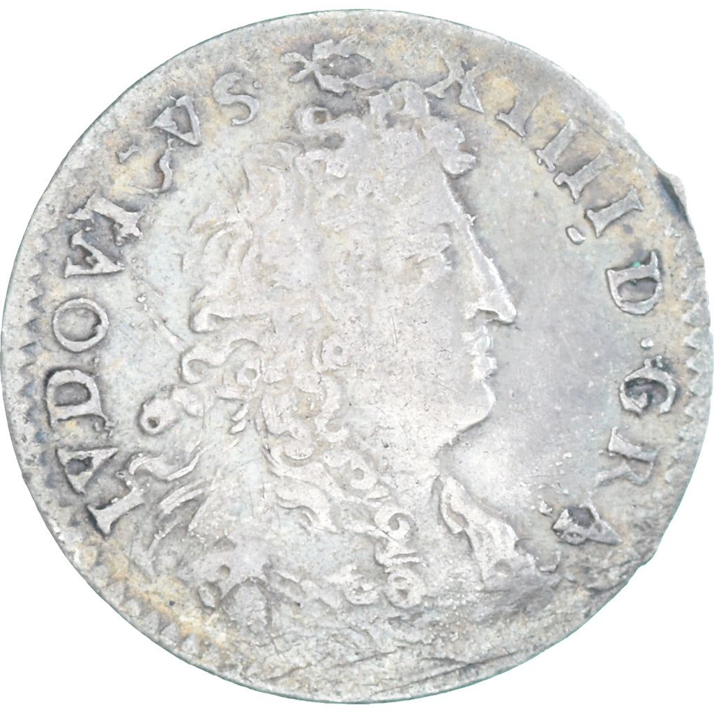 Münze, Frankreich, Louis XIV, 4 Sols des Traitants, 1677, Paris, S+, Silber
