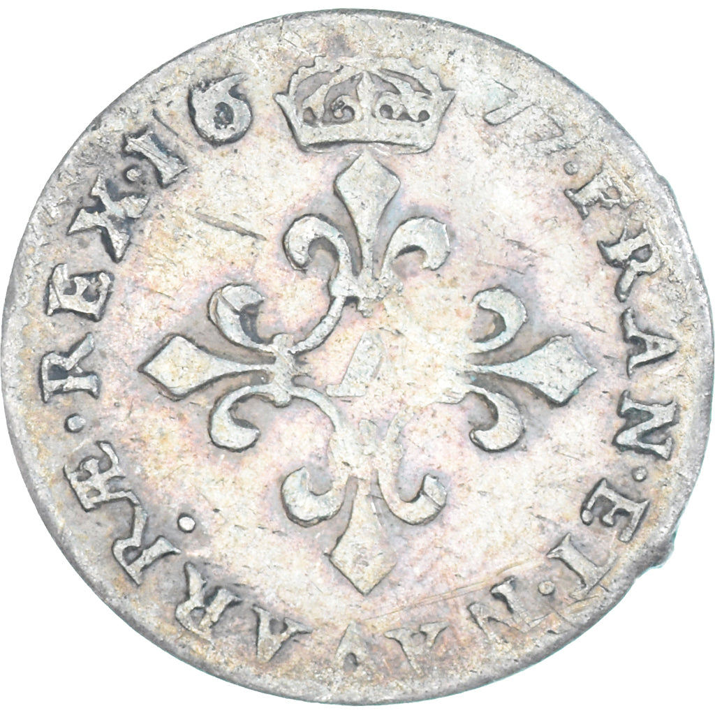 Münze, Frankreich, Louis XIV, 4 Sols des Traitants, 1677, Paris, S+, Silber
