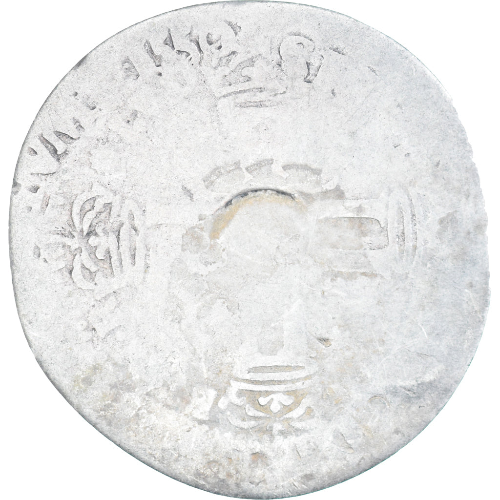 Monnaie, France, Louis XIV, 15 Deniers, 1695, Atelier incertain, Surfrappé, B+