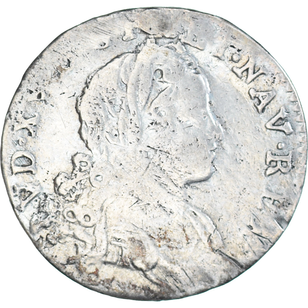 Coin, France, Louis XV, 1/12 Ecu, 1719, Uncertain Mint, F(12-15), Silver