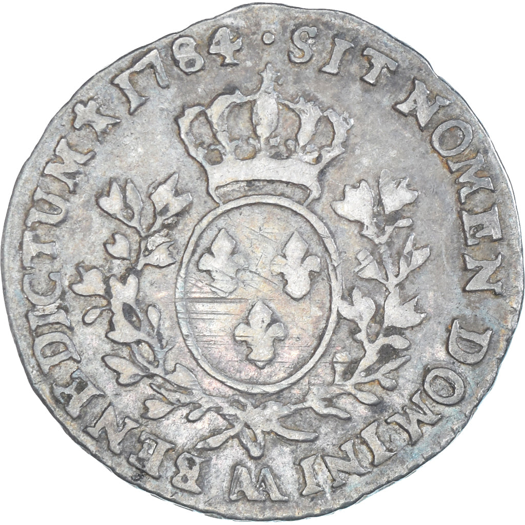 Moneta, Francja, Louis XVI, 1/10 Ecu, 1784, Metz, EF(40-45), Srebro, KM:568.2
