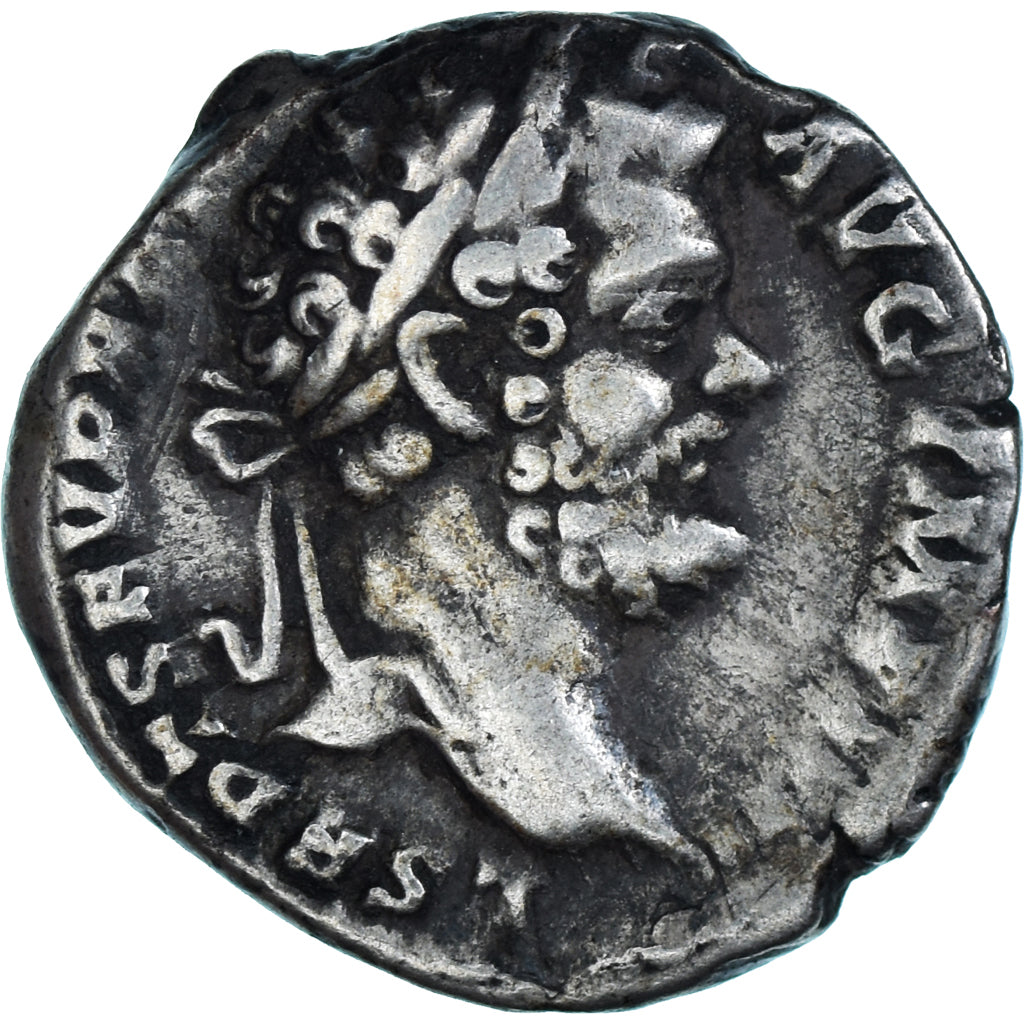 Moeda, Septimius Severus, Denarius, 194-195, Rome, VF(30-35), Prata, RIC:45