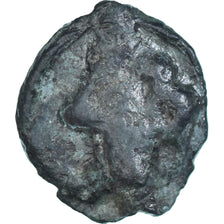 Monnaie, Turons, Potin à la tête diabolique, 80-50 BC, B+, Potin