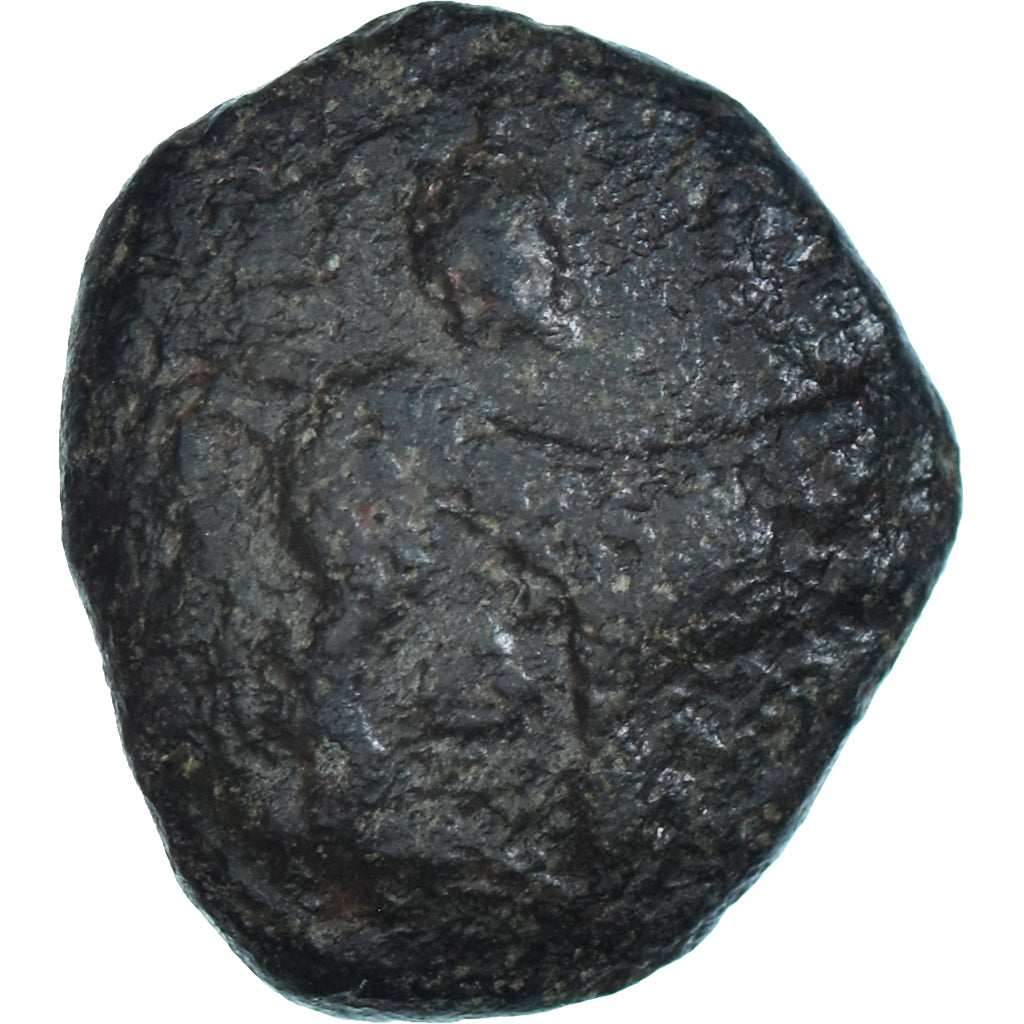 Moneta, Ambiani, Bronze au taureau, 60-40 BC, VF(30-35), Brązowy, Latour:8456