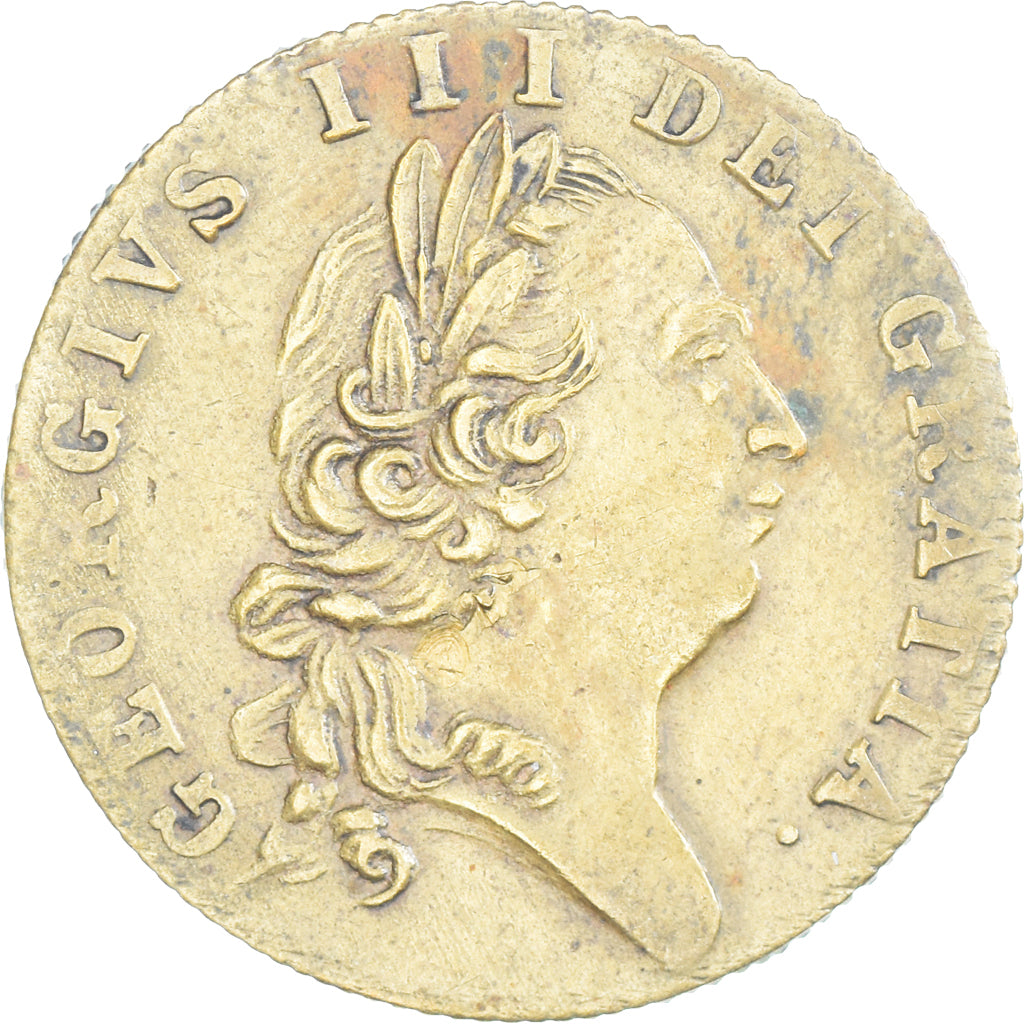 United Kingdom, Token, 1790, Georges III, AU(55-58), Brass