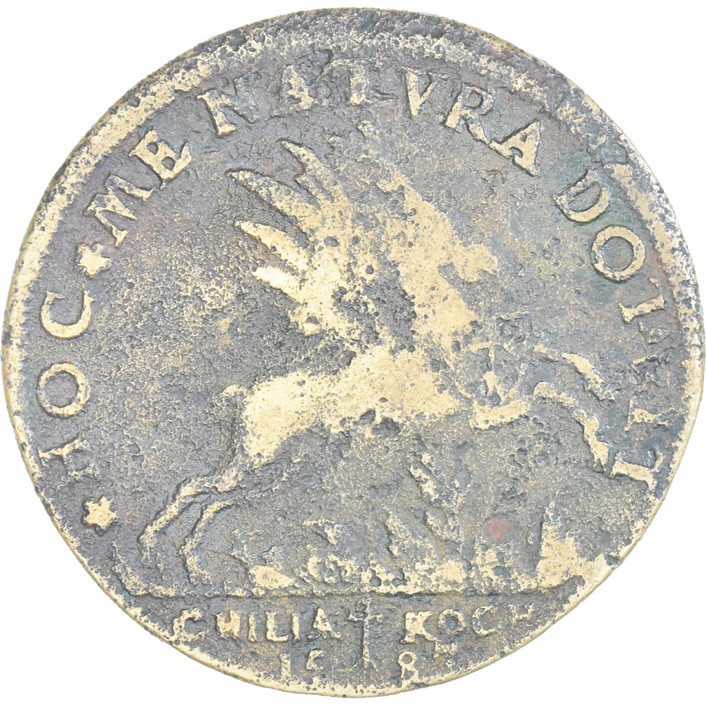Alemanha, Nuremberg token, Mars & Pegasus, 1587, VF(30-35), Latão