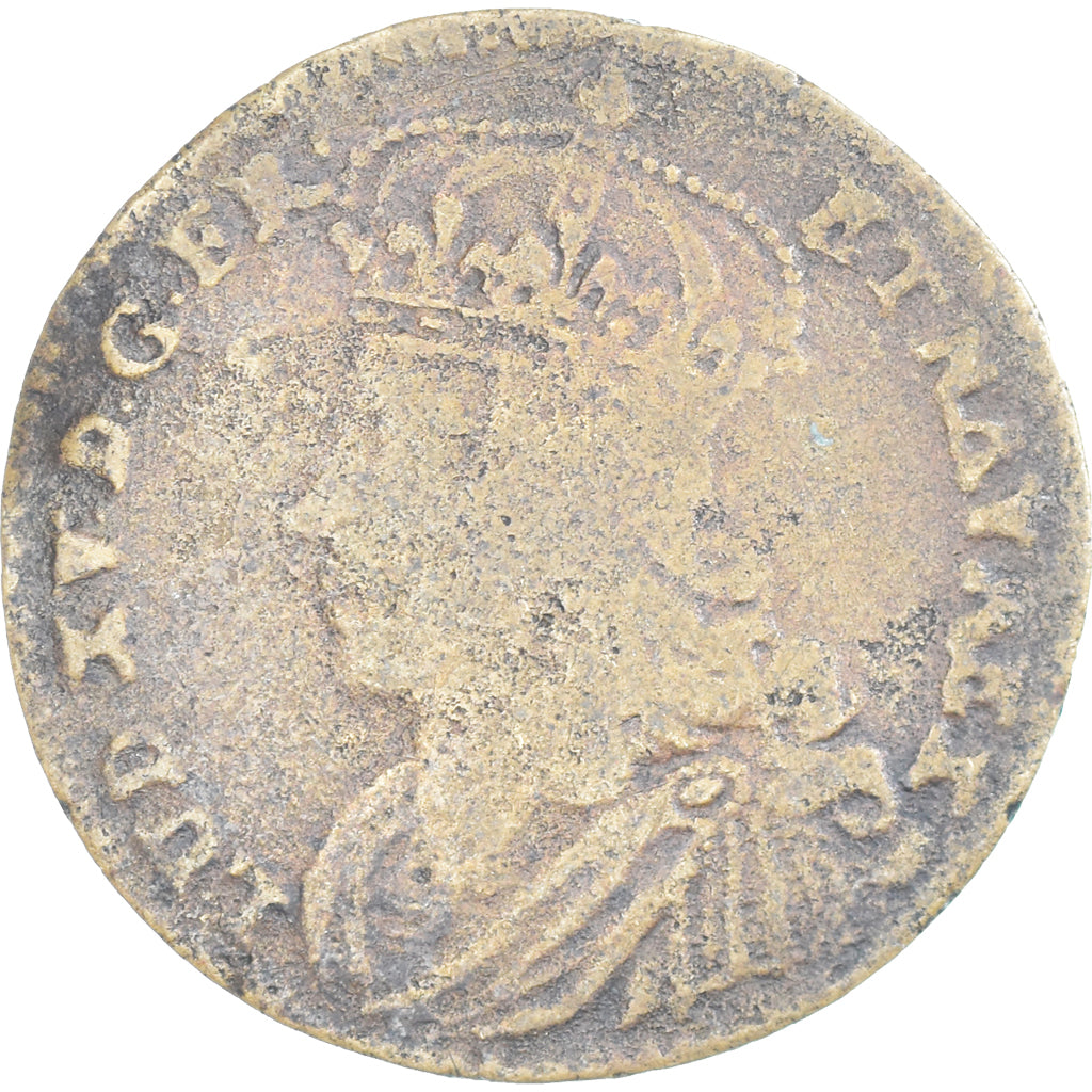 France, Nuremberg token, Louis XV, Visanimicum Corpore Crescit, VF(30-35), Brass