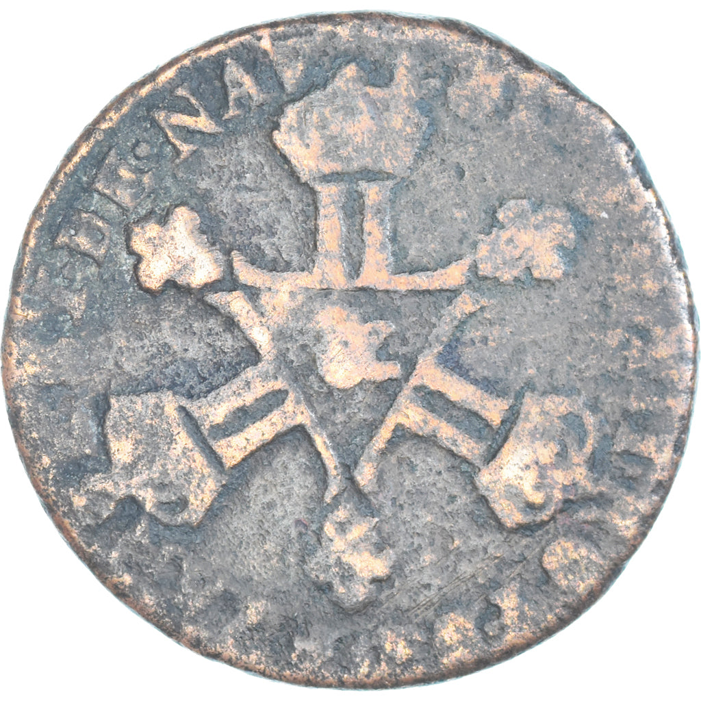 Münze, Frankreich, Louis XIV, 6 Deniers, Uncertain date, Aix, S, Kupfer